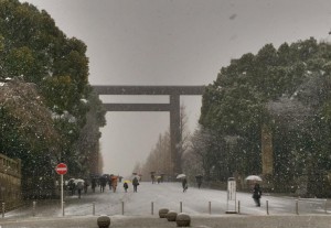 Yasukuni sous la neige